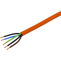 Cavo PUR 5x1.5mm² 3LNPE arancione anello 10m