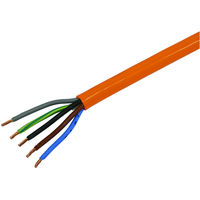 Cavo PUR 5x2.5mm² 3LNPE arancione bobina 33m