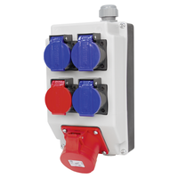 Distributore 3xT23 (IP55), 1xT25 (IP55), 1xCEE16/5